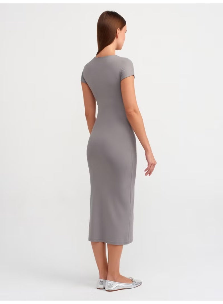 Dilvin Bodycon Knit Dress - Image 2